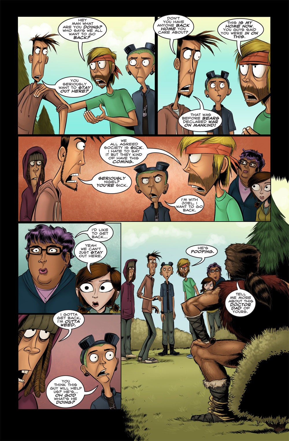 uh oh first poop joke the comic is going downhill fast!