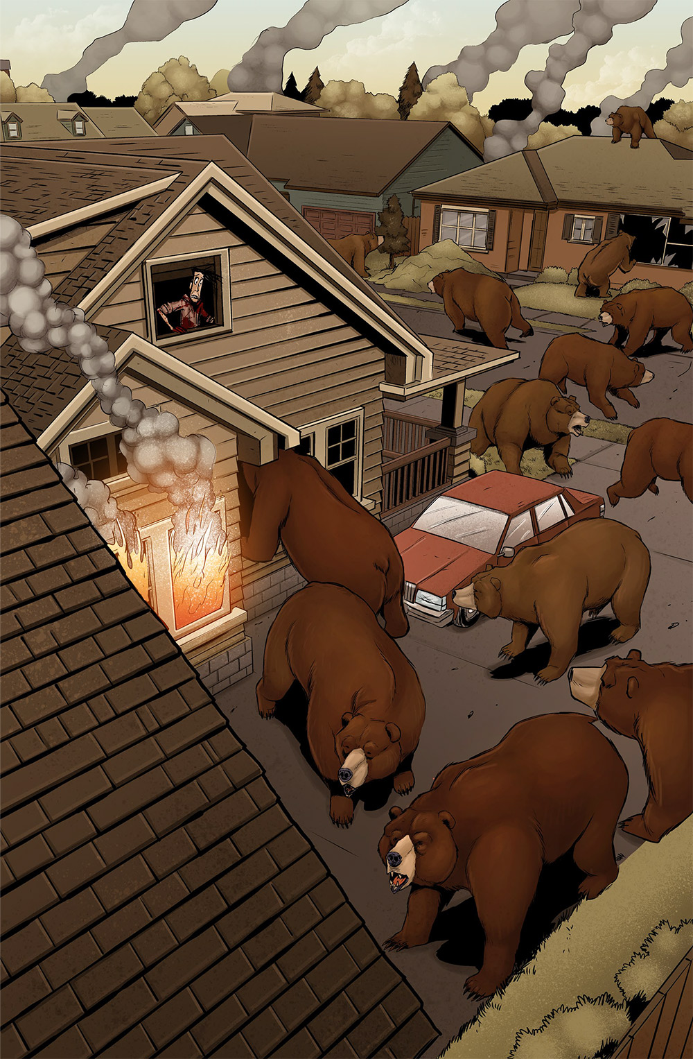 I want to make a side scrolling brawler called Streets of Bears where you walk around and fight bears with your fists.